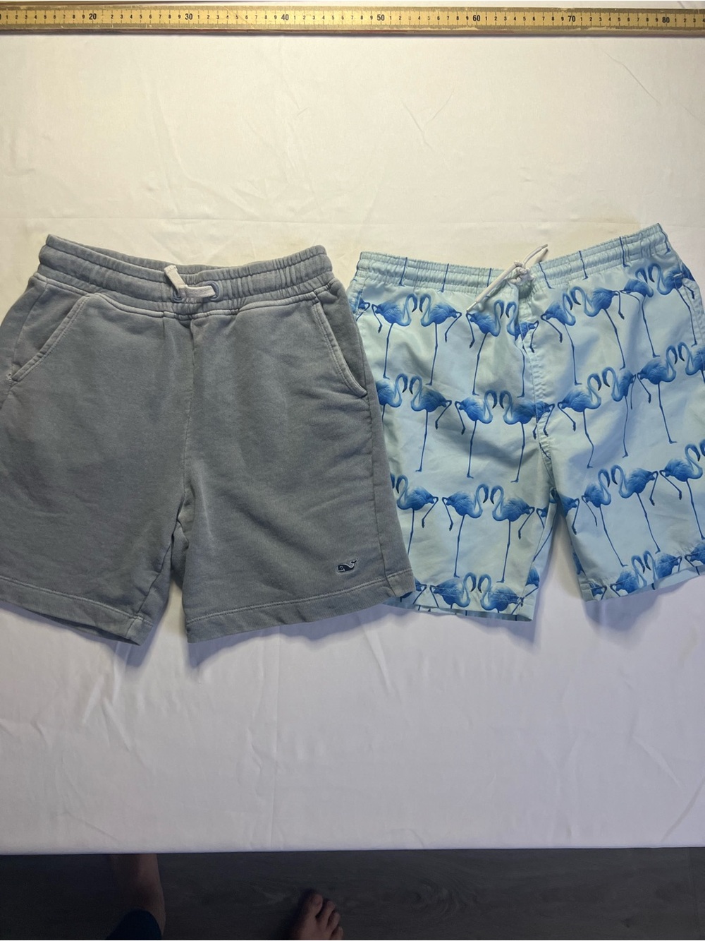 Lot of 2 vineyard and Stella Cove Light Blue & Royal Blue Boys' Swim Shorts